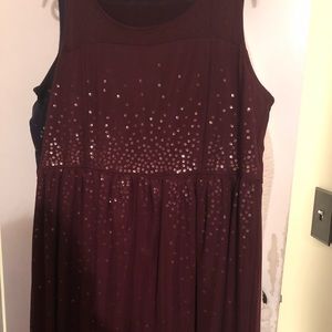 Maroon dress